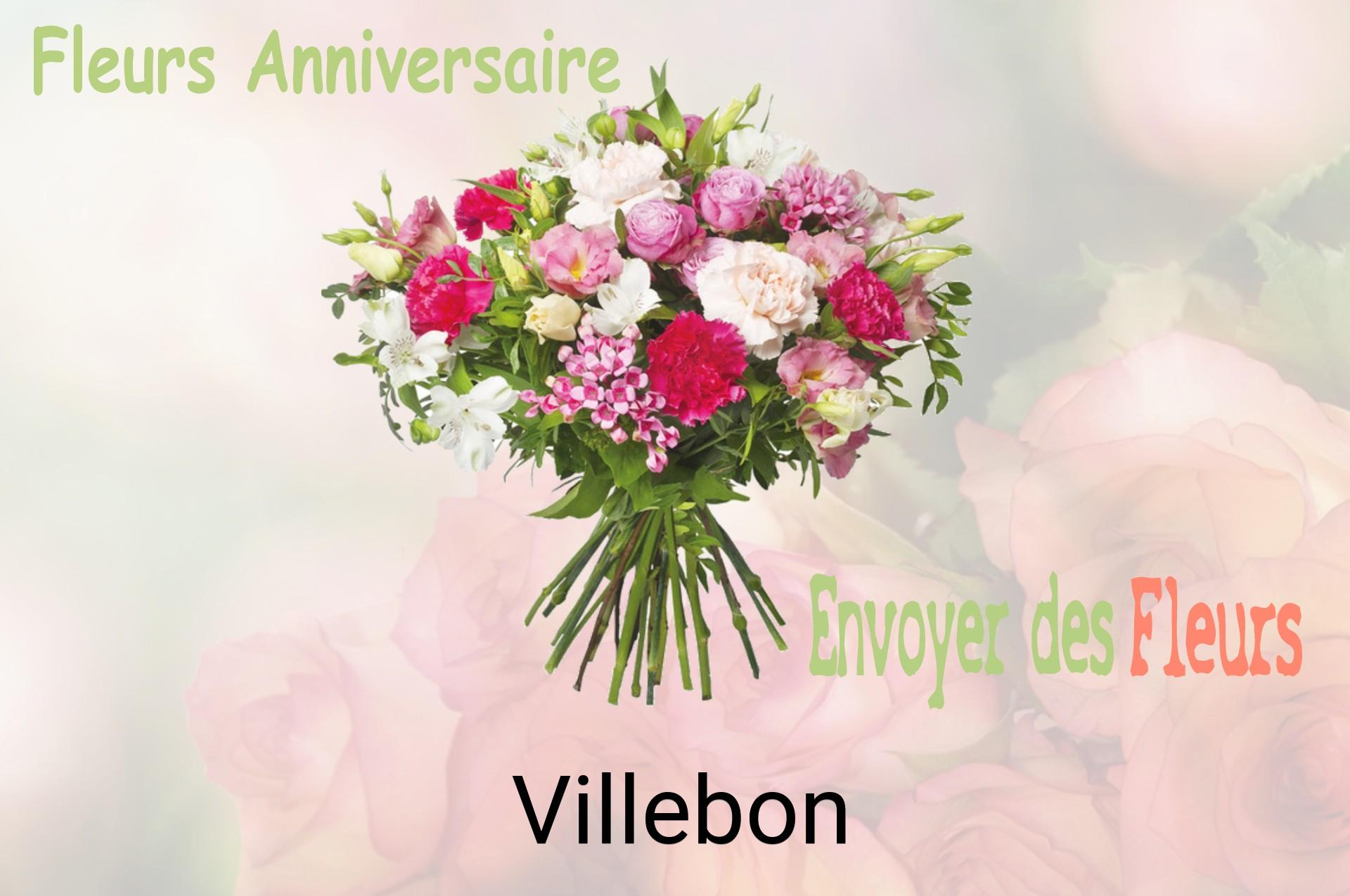 Bouquet de fleurs d’anniversaire livré à Villebon